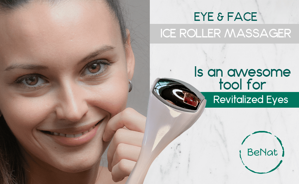 Eye & Face Ice Roller Massager - American Made - Thoughtful Gift from QuantumDrop - Labs