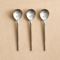 Forge Pewter Small Spoons - Set of 3 - American Made - Thoughtful Gift from QuantumDrop - Labs