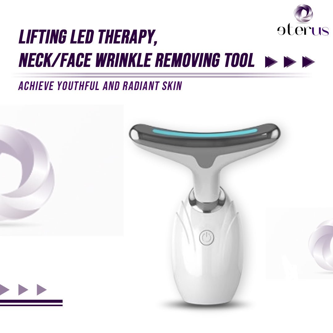 Neck & Face Lifting LED Therapy Device - American Made - Thoughtful Gift from QuantumDrop - Labs