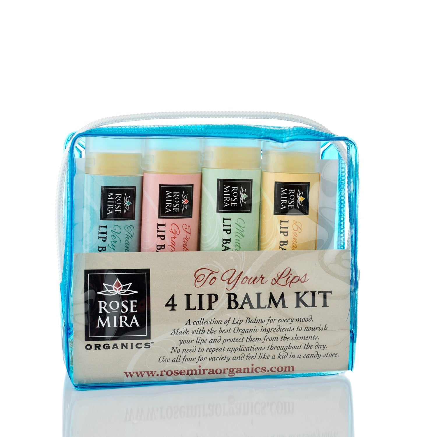 To Your Lips - 4 Lip Balm Kit - American Made - Thoughtful Gift from QuantumDrop - Labs